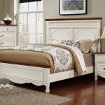 GALESBURG Cal.King Bed - White & Oak